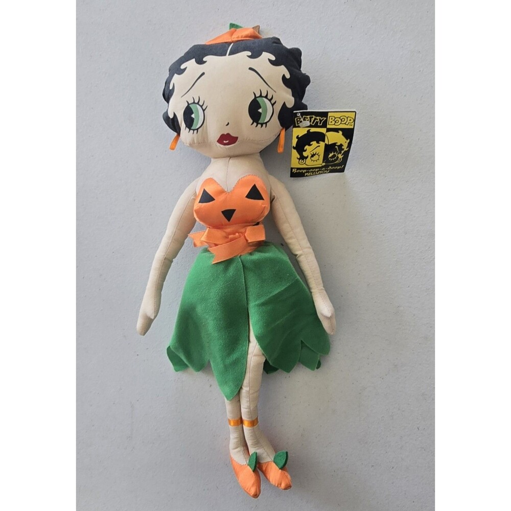 Vintage Betty Boop Plush Halloween Theme Dressed Doll, 18" Tall